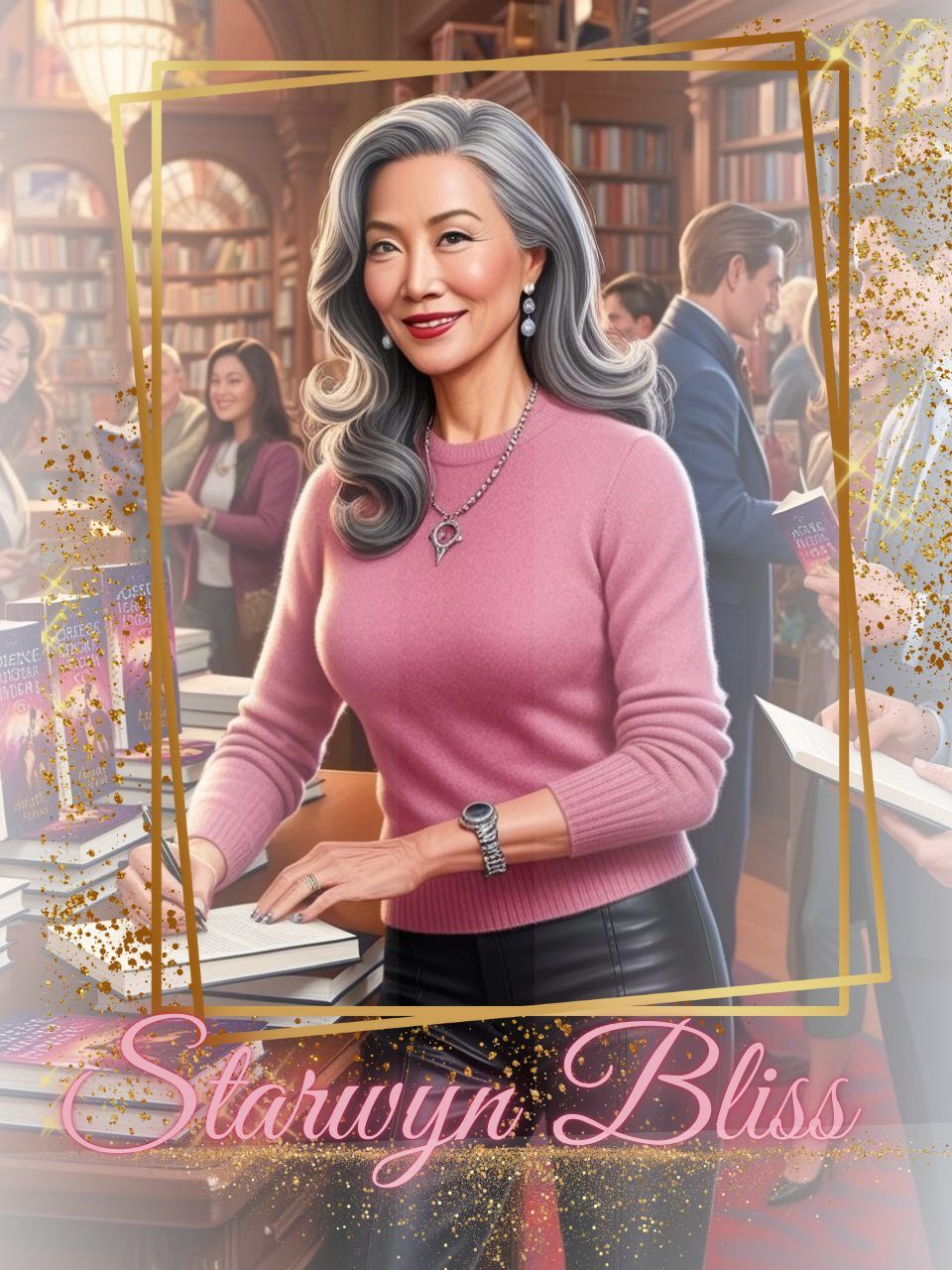Starwyn Bliss, autrice de romance érotique SF, en dédicace